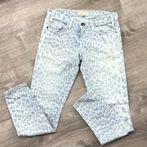 Current/Elliot leopard Jeans